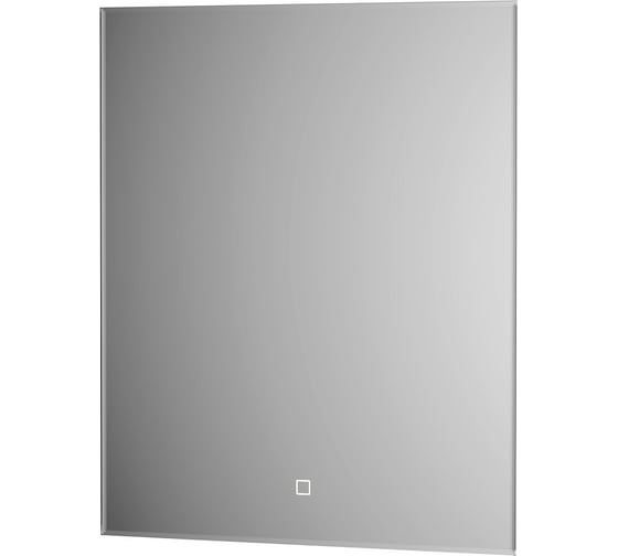 Зеркало с фацетом и LED-подсветкой DEFESTO 19W (50x60 cm) (Сенсорный выключатель) (Теплый белый свет) GLOW DF 2513S 1