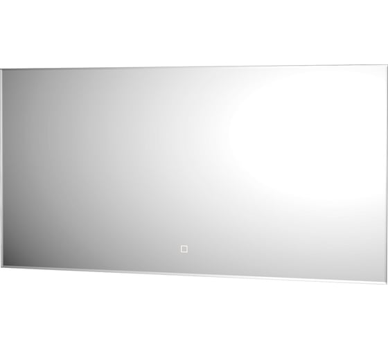 Зеркало с фацетом и LED-подсветкой DEFESTO 28W (100x50 cm) (Сенсорный выключатель) (Нейтральный белый свет) GLOW DF 2505SH 1