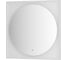 Зеркало DEFESTO в багетной раме с LED-подсветкой 80x80 см ИК - выключатель, Теплый белый свет, Белая рама ECLIPSE DF 2238R 3