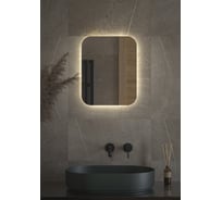 Зеркало DEFESTO с LED-подсветкой 40x50 см Без выключателя, Нейтральный белый свет OPTI DF 2801