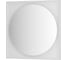 Зеркало DEFESTO в багетной раме с LED-подсветкой 80x80 см Сенсорный выключатель, Теплый белый свет, Белая рама ECLIPSE DF 2238S 3