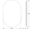 Зеркало DEFESTO с LED-подсветкой 16W 40x60 cm Без выключателя, Нейтральный белый свет OPTI DF 2901 4