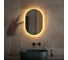 Зеркало DEFESTO с LED-подсветкой 16W 40x60 cm ИК - выключатель, Теплый белый свет OPTI DF 2911R 1