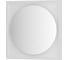 Зеркало DEFESTO в багетной раме с LED-подсветкой 60x60 см Сенсорный выключатель, Теплый белый свет, Белая рама ECLIPSE DF 2236S 3