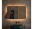 Зеркало DEFESTO с LED-подсветкой 100x70 см Сенсорный выключатель, Теплый белый свет OPTI DF 2819SH 1