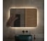 Зеркало DEFESTO с LED-подсветкой 100x70 см Сенсорный выключатель, Нейтральный белый свет OPTI DF 2809SH 1
