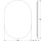 Зеркало DEFESTO с LED-подсветкой 19W 50x70 cm Без выключателя, Теплый белый свет OPTI DF 2913 4