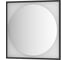 Зеркало DEFESTO в багетной раме с LED-подсветкой 80x80 см Сенсорный выключатель, Нейтральный белый свет, Черная рама ECLIPSE DF 2223S 3