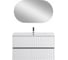База под раковину подвесная Art&Max ELEGANT с двумя выкатными ящиками, с LED подсветкой ручек, Белый матовый, 970x469x550 AM-ELEGANT-1000-2C-SO-BM-LED 6