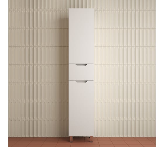 Пенал Style Line Остин 360 см напольный 1 ящик белый эмаль PLUS, ЛС-00002411 1