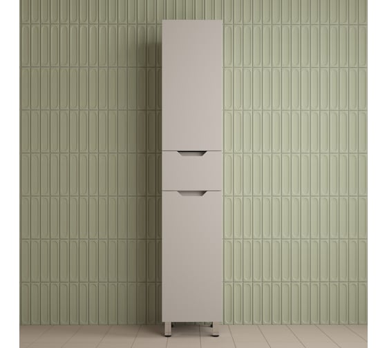 Пенал Style Line Остин 360 см напольный 1 ящик крем эмаль PLUS, ЛС-00002413 1