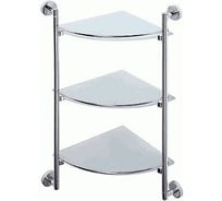 Угловая полка LEDEME 3-ярусная, стекло L1707-3 896421