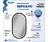 Зеркало настенное с подсветкой в ванную Teymi Iva Magic Black 500х900, LED, сенсор, антипар T20622 ЦБ-00270826 3