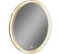 Зеркало настенное с подсветкой в ванную круглое Teymi Lina Romantic Gold D60, LED, сенсор, антипар T20131 ЦБ-00270898 1