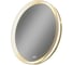 Зеркало настенное с подсветкой в ванную круглое Teymi Lina Romantic Gold D60, LED, сенсор, антипар T20131 ЦБ-00270898 2