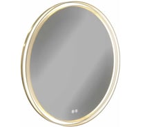 Зеркало настенное Teymi с подсветкой в ванную круглое Lina Romantic Gold D80 LED сенсор антипар T20133 ЦБ-00270899