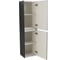 Пенал настенный подвесной Art&Max ELEGANT Серый матовый AM-ELEGANT-1500-2А-SO-GM-LED 4