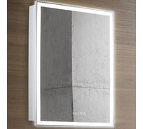 Зеркал-шкаф Silver-Mirrors Киото 60 правый часы 600x800 LED-00002358