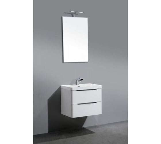 Подвесная база под раковину BelBagno ANCONA-N-600-2C-SO-BL Bianco Lucido