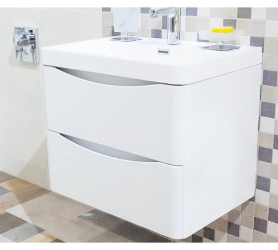 Подвесная база под раковину BelBagno ANCONA-N-600-2C-SO-BL Bianco Lucido