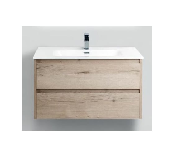 Подвесная база под раковину BelBagno KRAFT-900-2C-SO-RGB Rovere Galifax Bianco