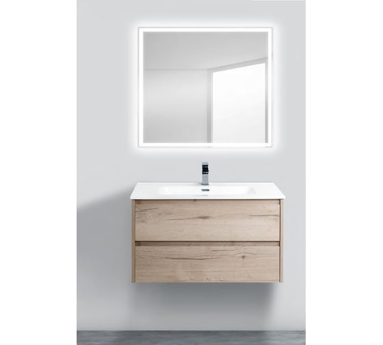 Подвесная база под раковину BelBagno KRAFT-900-2C-SO-RGB Rovere Galifax Bianco