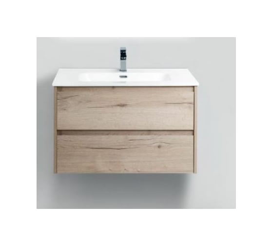 Подвесная база под раковину BelBagno KRAFT-800-2C-SO-RGB Rovere Galifax Bianco