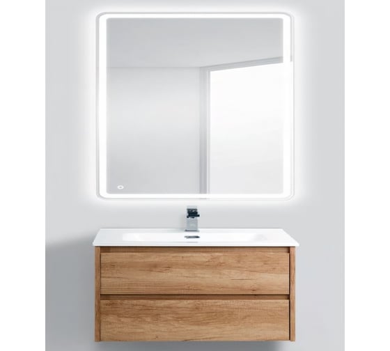 Подвесная база под раковину BelBagno KRAFT-1000-2C-SO-RNN Rovere Nebrasca Nature