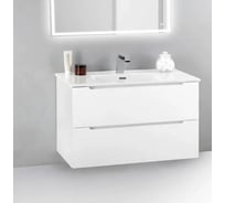 Подвесная база под раковину BelBagno ETNA39-800/390-2C-SO-BL-P Bianco Lucido