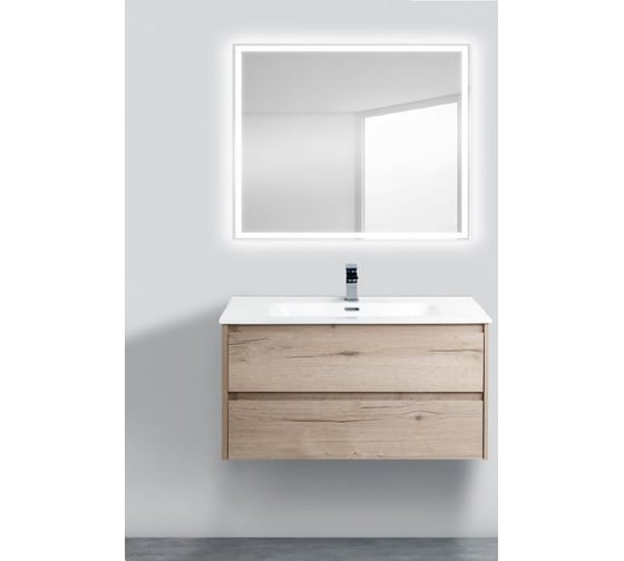 Подвесная база под раковину BelBagno KRAFT-1000-2C-SO-RGB Rovere Galifax Bianco