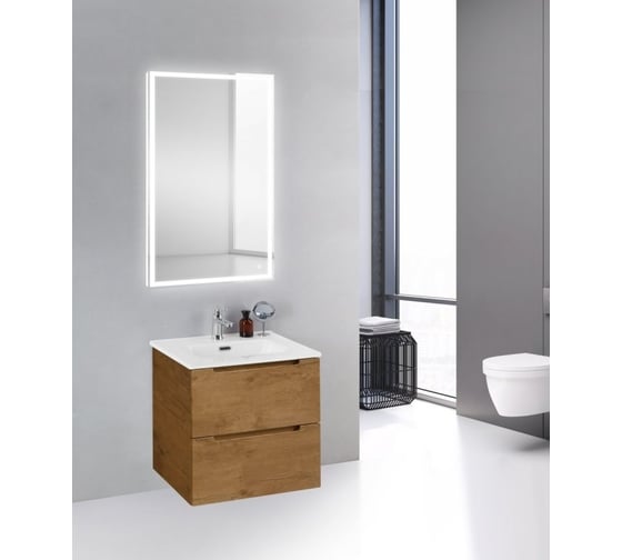 Подвесная база под раковину BelBagno ETNA39-500/390-2C-SO-RN-P Rovere Nature