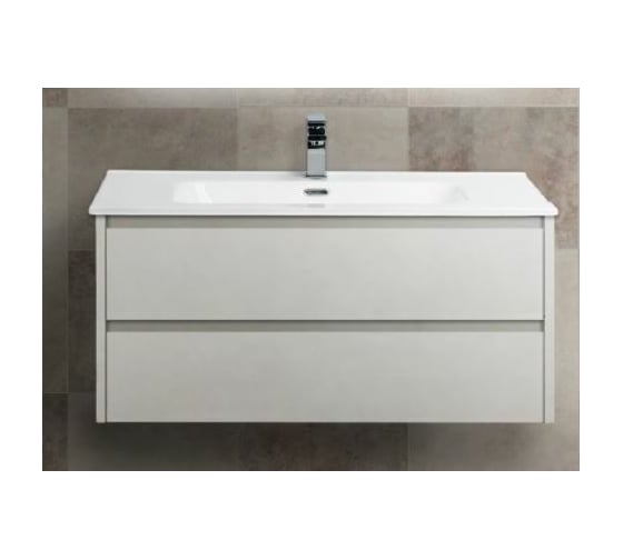 Подвесная база под раковину BelBagno KRAFT-1000-2C-SO-BO Bianco Opaco