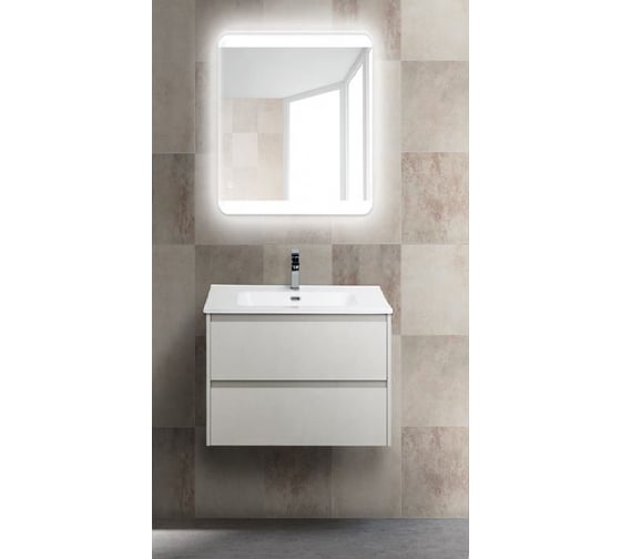 Подвесная база под раковину BelBagno KRAFT-600-2C-SO-BO Bianco Opaco