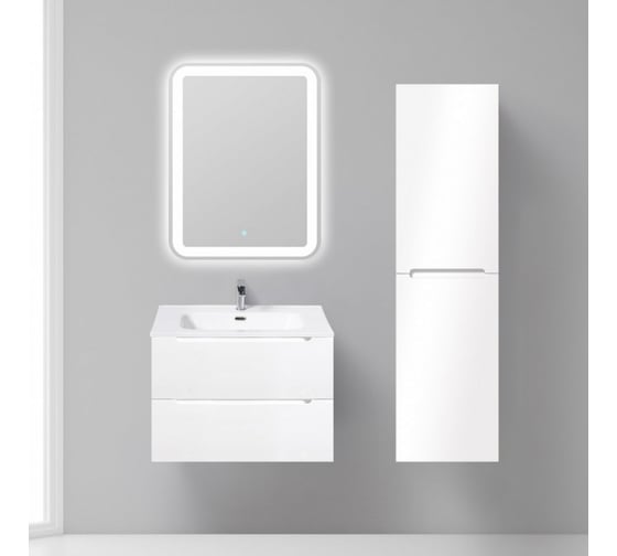 Подвесная база под раковину BelBagno ETNA-700-2C-SO-BL-P Bianco Lucido