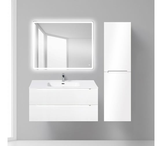 Подвесная база под раковину BelBagno ETNA-1200-2C-SO-BL-P Bianco Lucido