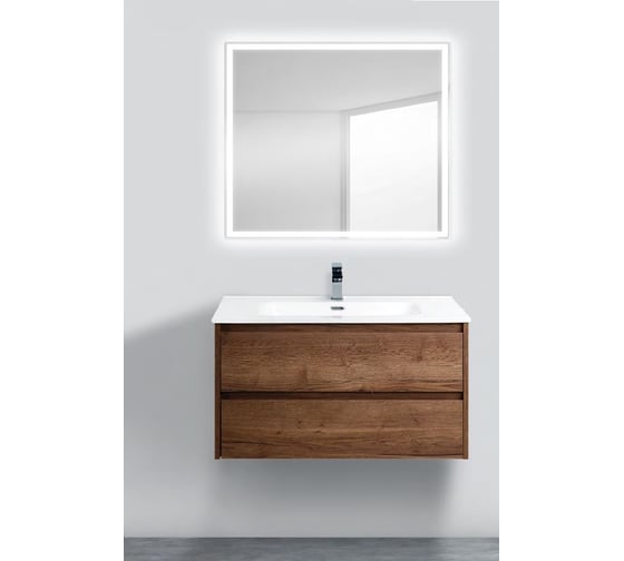Подвесная база под раковину BelBagno KRAFT-900-2C-SO-RT Rovere Tabacco