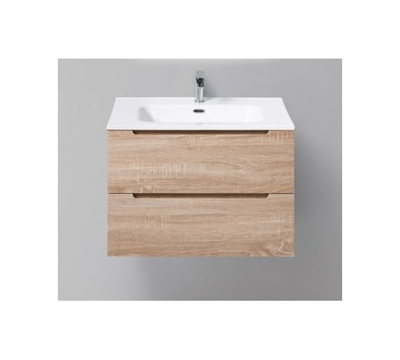 Подвесная база под раковину BelBagno ETNA-700-2C-SO-WO-P Rovere Bianco