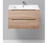 Подвесная база под раковину BelBagno ETNA-800-2C-SO-WO-P Rovere Bianco