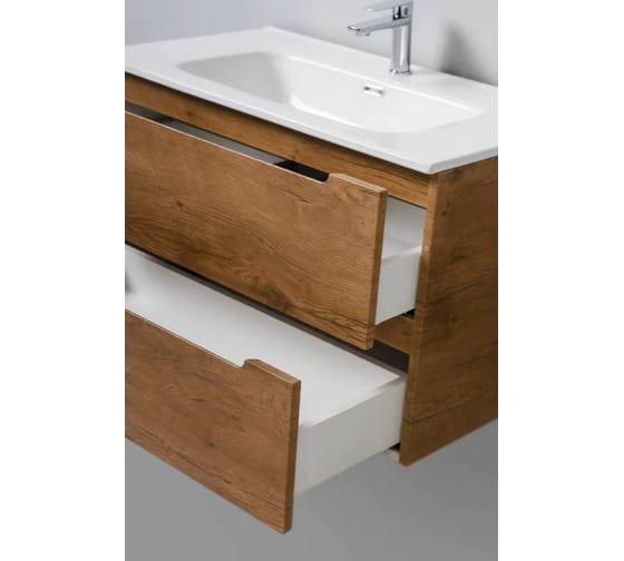 Подвесная база под раковину BelBagno ETNA-800-2C-SO-RN-P Rovere Nature