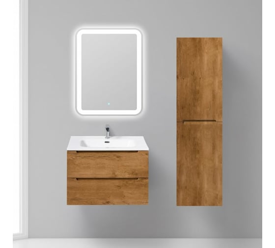 Подвесная база под раковину BelBagno ETNA-700-2C-SO-RN-P Rovere Nature