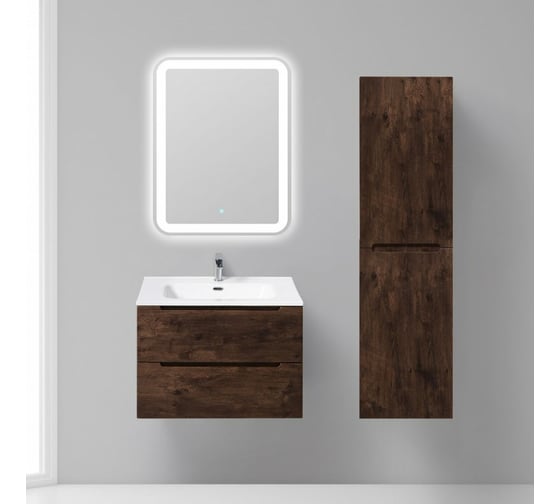 Подвесная база под раковину BelBagno ETNA-700-2C-SO-RW-P Rovere Moro