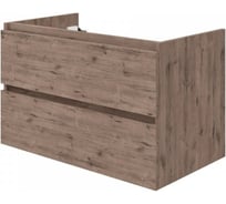 Тумба подвесная для ванной Teymi 80 см Laina дуб темный T60815 ЦБ-00285173