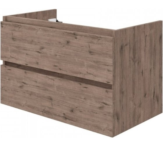 Тумба подвесная для ванной Teymi 80 см Laina дуб темный T60815 ЦБ-00285173 1