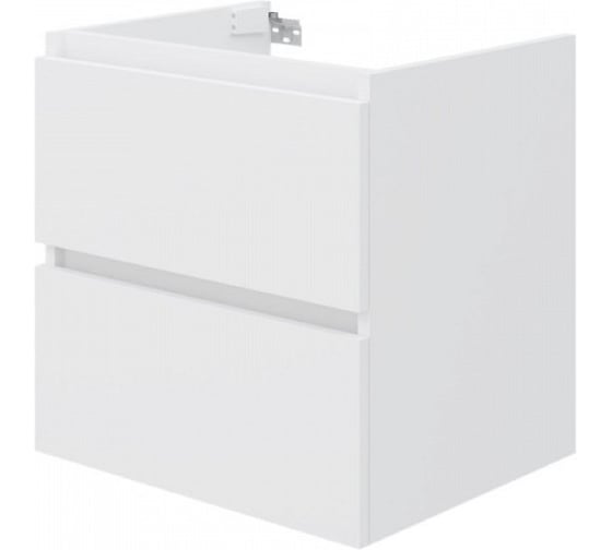 Тумба подвесная для ванной Teymi 50 см Laina корпус белый фасад матовый белый T60801 ЦБ-00285281 1