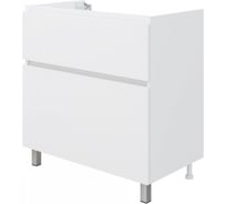 Тумба напольная для ванной Teymi 80 см Laina корпус белый фасад матовый белый T60820 ЦБ-00285280