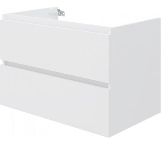 Тумба подвесная для ванной Teymi 75 см Laina корпус белый фасад матовый белый T60804 ЦБ-00285283 1