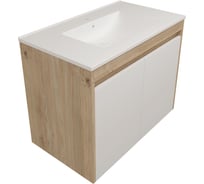 Тумба подвесная для ванной Teymi 80 см Netta корпус дуб без фасада T60605 ЦБ-00272668