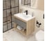 Тумба подвесная для ванной Teymi 75 см Vitra корпус дуб без фасада T60404 ЦБ-00272667 9