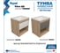Тумба подвесная для ванной Teymi 60 см Vitra корпус дуб без фасада T60402 ЦБ-00284752 1