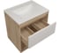 Тумба подвесная для ванной Teymi 60 см Vitra корпус дуб без фасада T60402 ЦБ-00284752 11
